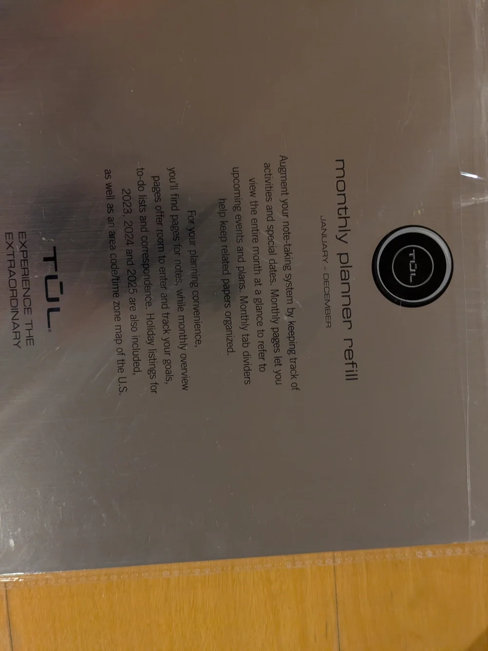 TUL Happy Planner Compatible White Lined Notebook Refill Pages